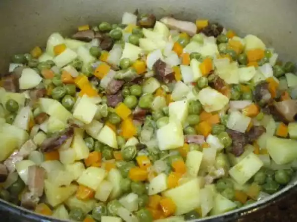 Receita Jardineira de legumes