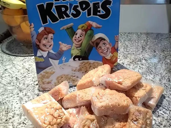 Receita Barra de cereais rice krispies