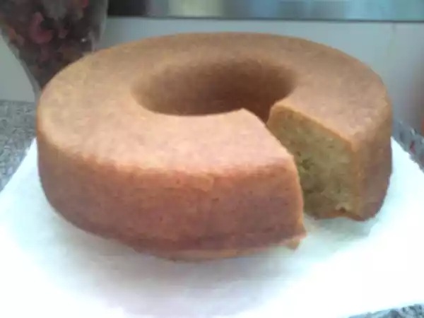 Receita Bolo húmido de canela