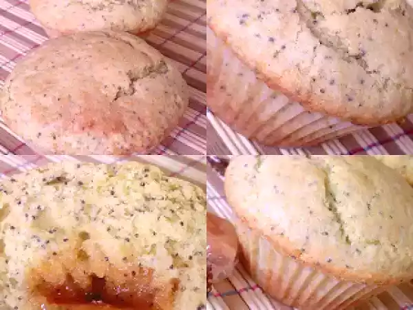 Receita Queques de limão com sementes de papoila e... com uma surpresa!