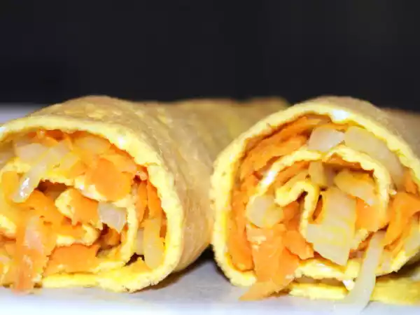 Receita Crepes com vegetais