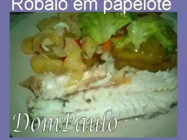 Receita Robalo em papelote