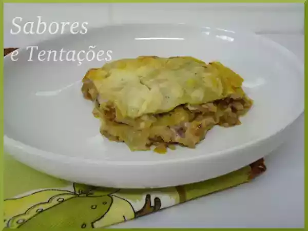 Receita Lasanha de soja com legumes