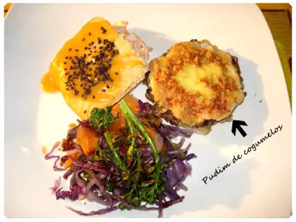 Receita Pudim de cogumelos