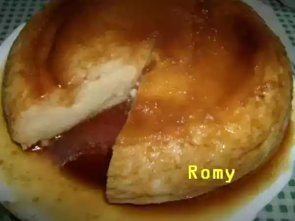 Receita Pudim de pão no microondas