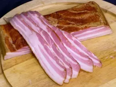 Receita Polenta com bacon
