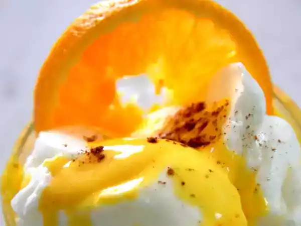 Receita Farófias com creme de laranja