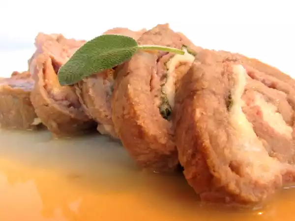 Receita Bifes enrolados à italiana