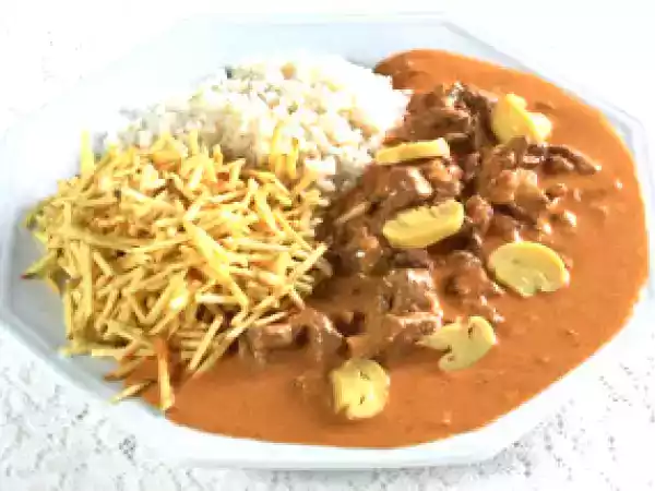 Receita Strogonoff de carne