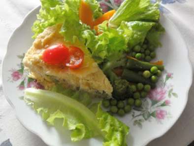 Receita Empadão de hadoock (peixe) com salada