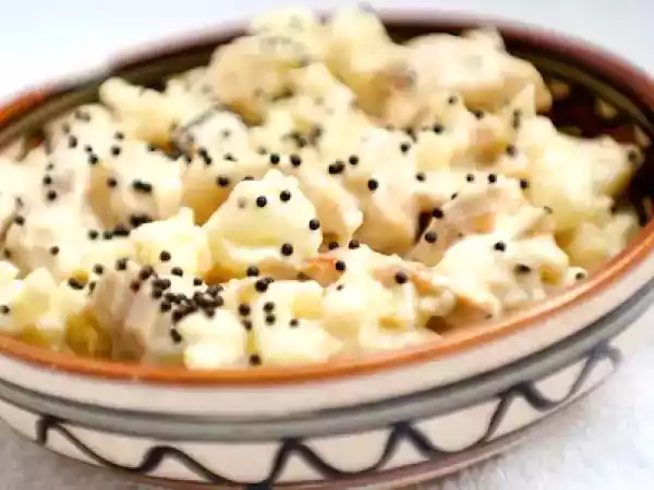 Receita Frango cremoso com couve-flor