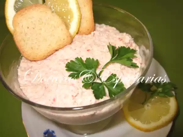 Receita Patê de delicias do mar e atum