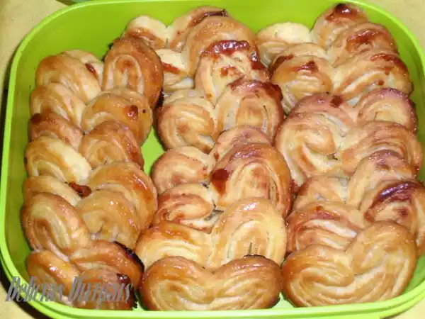 Receita Palmiers em miniatura