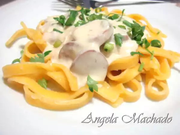 Receita Talharim ao molho de 5 queijos