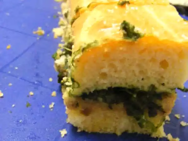 Receita Bôla de espinafres e alheira da bimby