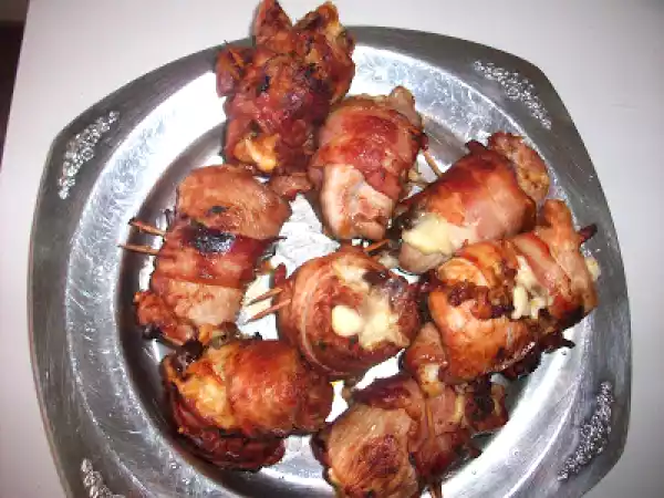 Receita Rolinho de peru com tamaras