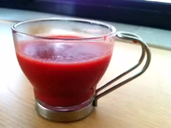 Receita Sopa de beterraba e pera