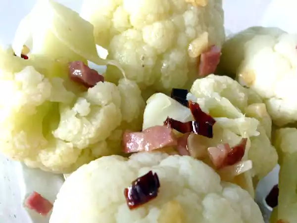 Receita Couve-flor salteada