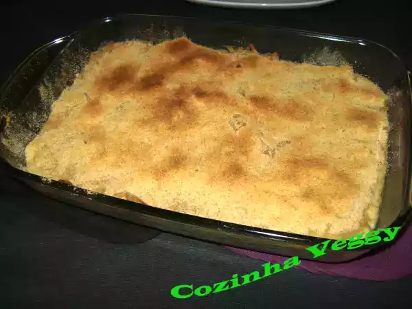 Receita Filetes de soja com natas (vegano)