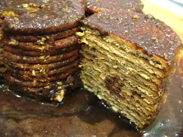 Receita Bolo de bolacha com chocolate