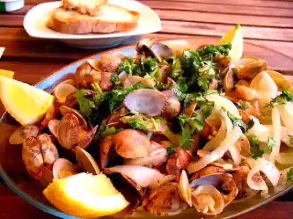 Receita Amêijoas