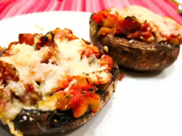 Receita Cogumelos recheados à italiana