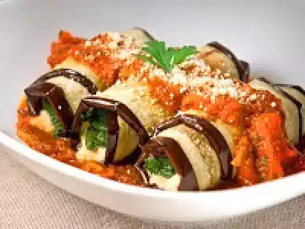 Receita Berinjela rolê (lacto)