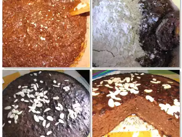 Receita Bolo de chocolate com amêndoas