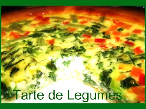 Receita Tarte de legumes
