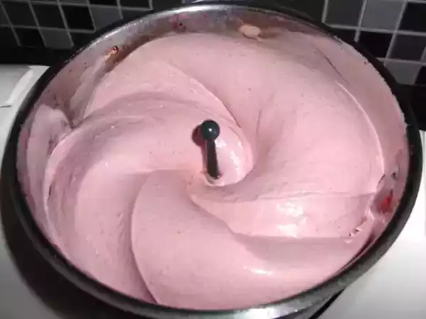 Receita Gelado de morango