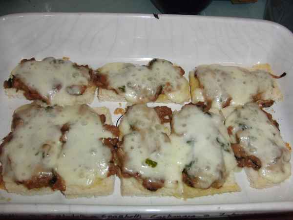 Receita Torradinhas com cogumelos