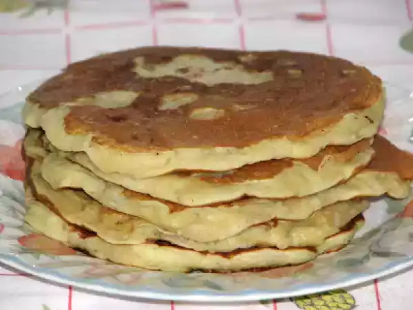 Receita Panquecas de banana