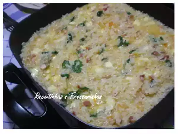 Receita Risoto de tomate e manjericão fresco