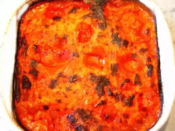 Receita Canelones gratinados