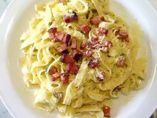 Receita Maltagliati alla carbonara