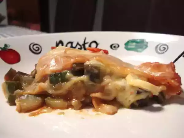Receita Lasanha de abobrinha e berinjela