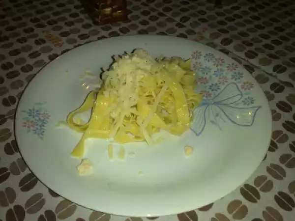 Receita Fettuccine com alho poró e mascarpone