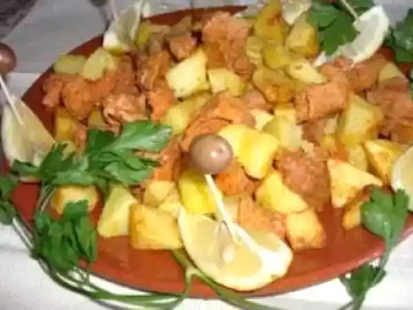 Receita Carne de porco à portuguesa