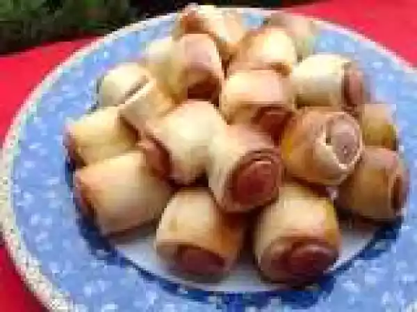 Receita Rolinhos de Salsicha