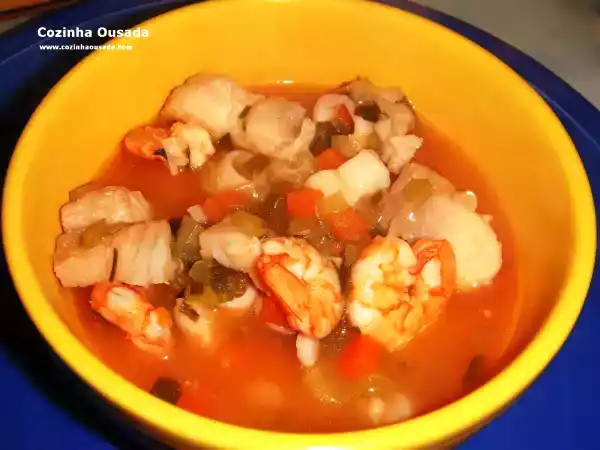 Receita Zuppa di pesce alla toscana