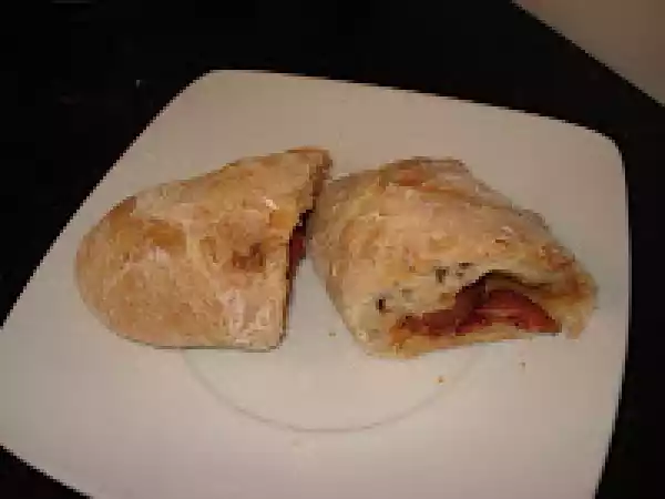 Receita Pão com chouriço