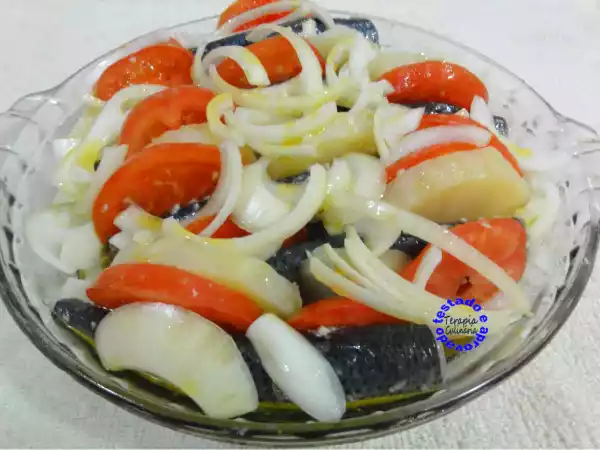 Receita Sardinhas ao forno