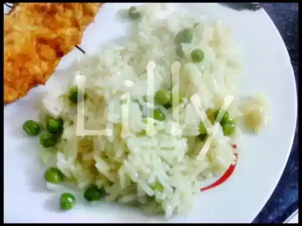 Receita Arroz de ervilhas