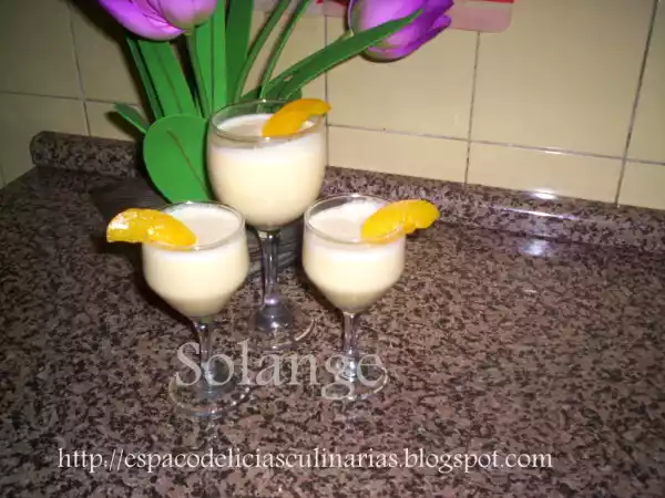 Receita Mousse de pêssego