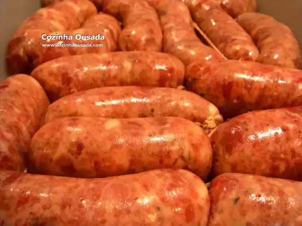 Receita Linguiça fresca de pernil