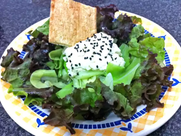 Receita Salada verde e branca