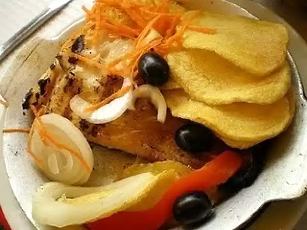 Receita Bacalhau à fernando pessoa