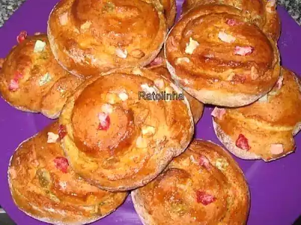 Receita Caracóis (pastel)