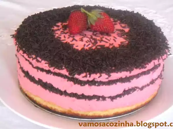 Receita Delícia de morango e chocolate