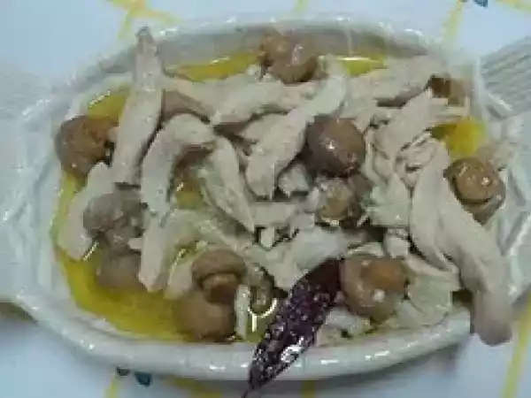 Receita Tiras de perú estufadas